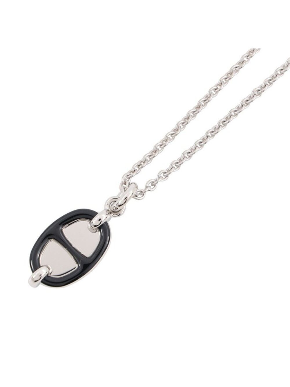 Hermes Pendant Mini Maillon PM Black